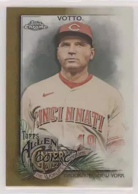 2022 Topps Allen & Ginter Chrome Gold Refractor /50 Joey Votto #30 • $28.95