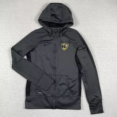 VCU Rams Sweatshirt Womens Small Gray Nike Therma Full Zip Hoodie Basketball Top • $24