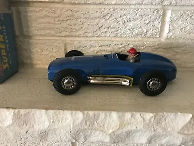 Rare VINTAGEC1960 Marx Linemar Super Racer Mercedes Friction Race Car #7 Box  • $224.95