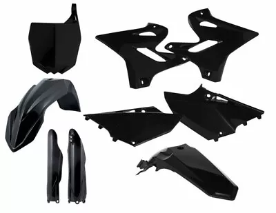 BLACK Plastic Kit Fits Yamaha YZ125 2015 2016 2017 2018 2019 2020 2021 • $279.95