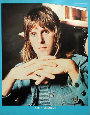 Keith Emerson Poster Page . Elp Emerson Lake & Palmer . Sc5a • £11.99