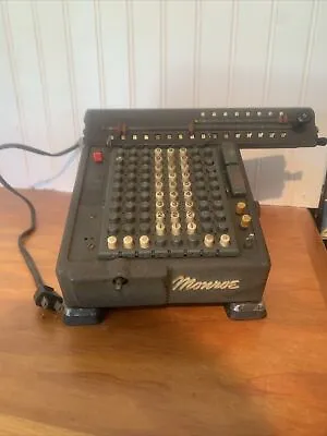 Rare Monroe Vintage Adding Machine Calculator High Speed Untested • $99.99