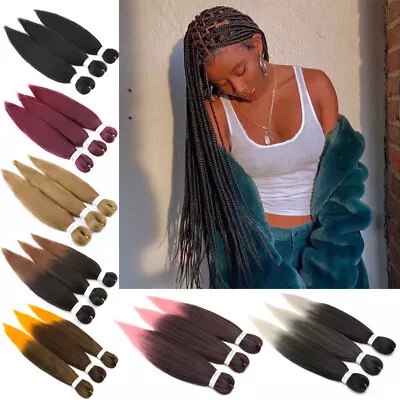 Handmade EZ Braids Hair Pre Stretched Thick Synthetic Braiding Hair Extensions • £8.50