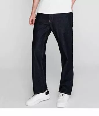 £19.50 • Buy DIESEL D MACS JEANS Straight Rinse Blue Mens All Sizes *REFAB358