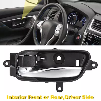 Inside Interior Door Handle Driver Side LH For 13-18 Nissan Altima Murano Black • $12.99
