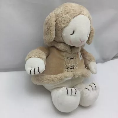 MiYim Annabelle The Lamb Brown Coat White Simply Organic Plush 10  Lovey 2007 • $15.99