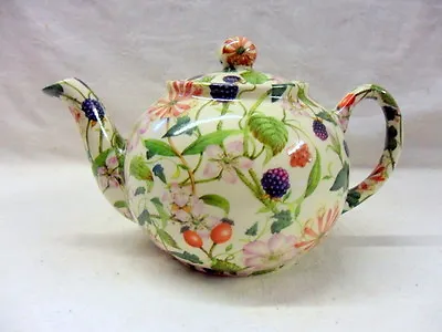 £22.99 • Buy Hedgerow Design 2 Cup Teapot By Heron Cross Pottery