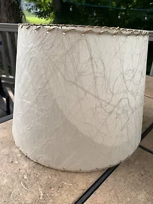 Vintage Fiberglass Mid-Century Modern Lamp Shade Tapered • $39.99