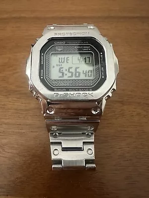 Casio G Shock Full Metal DW5000C Digital Watch Silver • $349