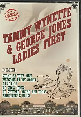 Tammy Wynette & George Jones - Ladies First - DVD PAL All Regions • £10.51