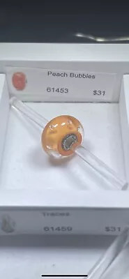 Trollbeads Peach Bubbles Glass Bead 61453 NWOT • $29.95