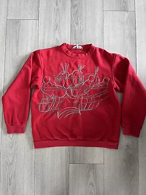 Vintage Iceberg History Disney Pluto Red Crewneck Sweater Small  • $75