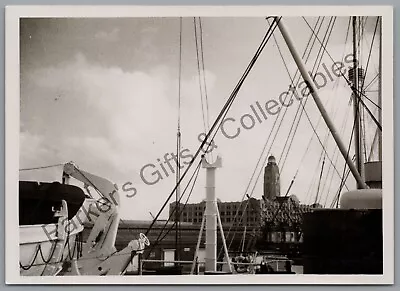 Ship Boat Montevideo Dock Uruguay Vintage C1960s Photo Maritime Nautical • $6.32