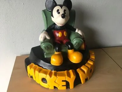 £412.98 • Buy Extremely Rare! Walt Disney Mickey Mouse In Chair Demons Merveilles Fig Statue