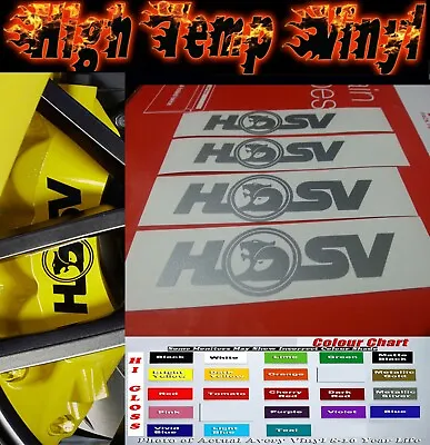 $13.90 • Buy HSV HIGHTEMP BRAKE CALIPER Decals Suit VE VF SSV Clubsport Only All COLOURS !