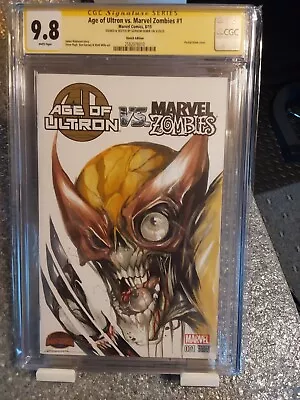 Age Of Ultron Vs Marvel Zombies #1 Cgc 9.8Signed Original Artwork Gorkem  • $425