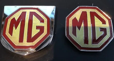 Mg Mgf Badge Set Front And Rear Badges With Lugs And Self Adhesive Backing New • £21.99