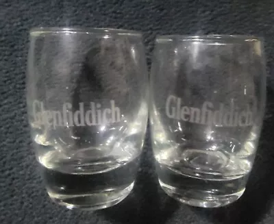 2 SHOT Liquor Taster GLASSES ~ GLENFIDDICH Speyside Single Malt Scotch Whiskey • $9.99