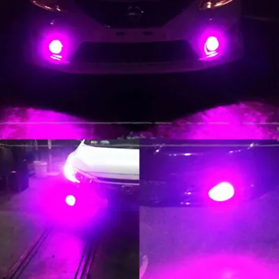 2X Pink Purple H11/H8 LED Fog Light Bulbs For 2006-2018 Honda Civic • $13.99