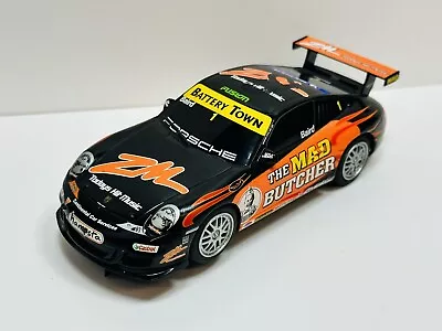 Scalextric 1:32 DPR Car - C3132 Porsche 997 The Mad Butcher No1 New Braid Fitted • £21.99