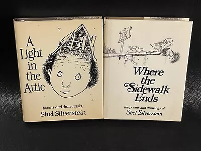 Shell Silverstein Where The Sidewalk Ends A Light In The Attic H/C First Edition • $100