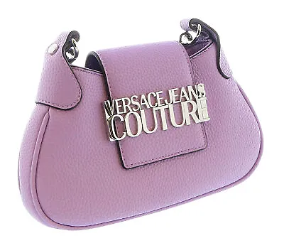 Versace Jeans Couture Lilac Half Moon Signature Closure Hobo Bag • $199.99