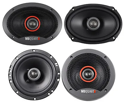 (2) MB QUART FKB169 6x9  300 Watt Car Speakers+(2) 6.5  240 Watt Speakers • $77.39