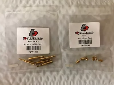 $36.95 • Buy Kawasaki KLX 110 DRZ  Pilot Jet Kit & Larger Main Jet Kit For OEM Carb TB Parts 