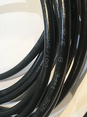 25 FT 3/8  OD DOT Approved Nylon Air Line Brake Hose Air Suspension HoseHorns • $11.95