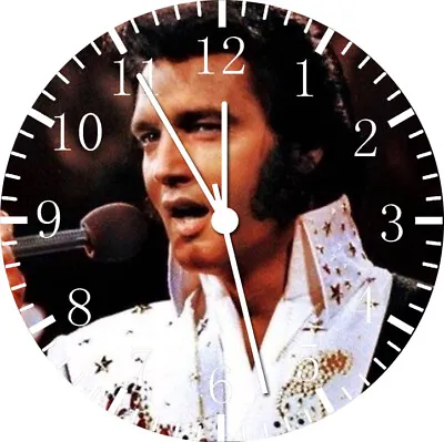 Elvis Presley Frameless Silent Wall Clock Nice For Gifts Or Decor G36 • $22.95