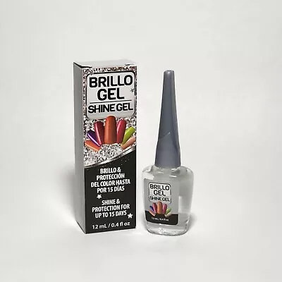 Brillo Gel Shine & Protection Up To 15 Days Nail Polish Fast Drying 12mL/0.4 Oz • $15.99