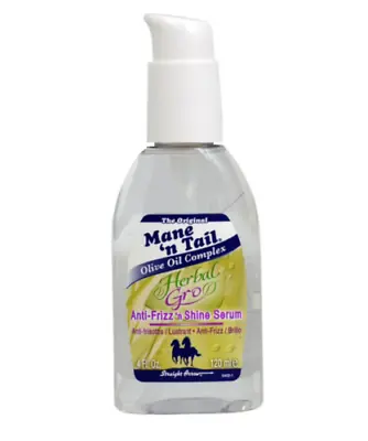 Mane 'n Tail Olive Oil Complex Herbal Gro Anti Frizz'n Shine Serum 4oz • $10.96