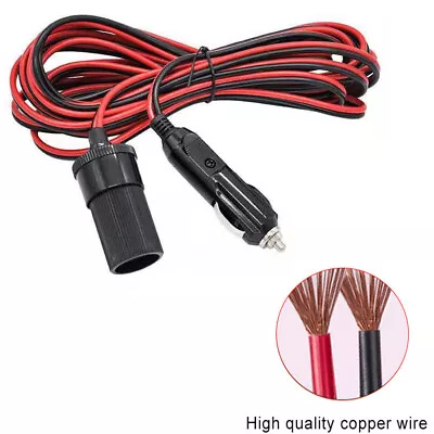 £4.59 • Buy UK 5M Car Cigarette Lighter 12V Extension Cable Adapter Socket Charger Lead New
