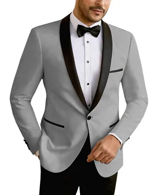Mens 2 Piece Suits Vintage Groom Wedding Prom Cocktail Party Tuxedo 42r 44r 46r • $69.99