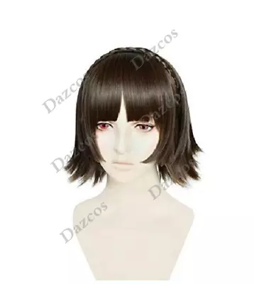 DAZCOS P5 Makoto Niijima Cosplay Wig P5 Braid Strip Styled Hair • $19.99