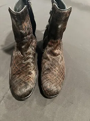 John Varvatos Collection Keith Pony Hair Boots. 44/11 • $550