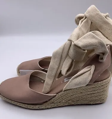 Zara Trafaluc Sandals Size 40EU 8.5-9US Tie Closure 3” Heel NWT • $23.98