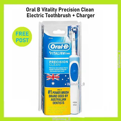 $35.95 • Buy Oral B Vitality Precision Clean Electric Toothbrush + Charger AU STOCK FREE POST