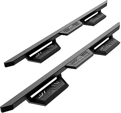 Running Boards Fit Ford F-150 Super Crew Cab 2015-2024 Side Step Bar BLK • $180.99