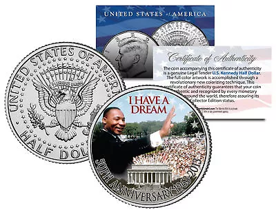 Martin Luther King Jr.  I Have A Dream  Official JFK Kennedy Half Dollar US Coin • $8.95