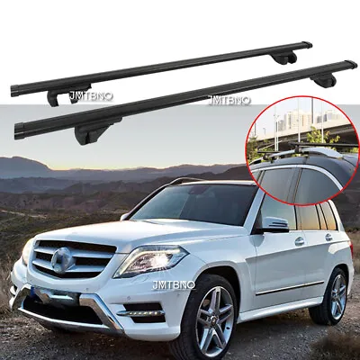 53  Black Car Roof Rack Cross Bars Luggage Carrier For Mercedes-Benz ML350 GL350 • $139.08