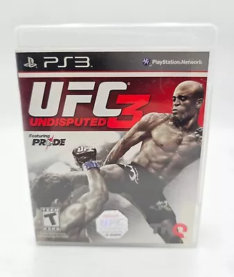 UFC Undisputed 3 (Sony PlayStation 3 PS3 2012) - Complete In Box CIB W/ Manual • $19.99