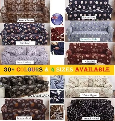 1 2 3 4 Stretch Fit Sofa Cover Lounge Couch Easy Removable Slipcover Washable • $20.97