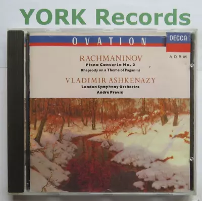 RACHMANINOV - Piano Concerto No 2 ASHKENAZY / PREVIN London SO - Ex Con CD Decca • £4.97