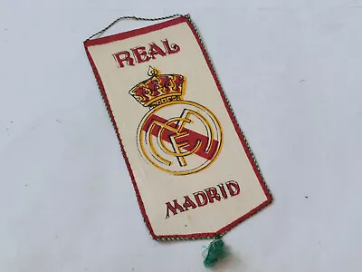 Real Madrid Spain Soccer Football Pennant Flag From 70s • $26