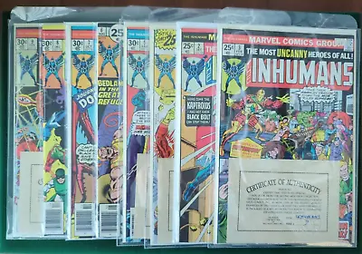 Inhumans (1975) #2-9 + King Size - Second Mile High Collection Pedigree  • $55