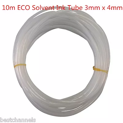 10 Meters Mutoh ECO Solvent Ink Tube 3mm X 4mm For Mutoh VJ-1604 / VJ-1604W  • $16.20