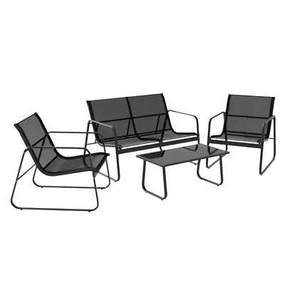 $233.23 • Buy Gardeon Outdoor Lounge Setting Garden Patio Furniture Textilene Sofa Table Chair