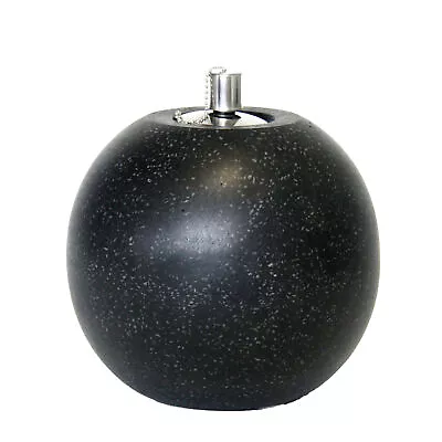 Sphere Oil Lamp Garden Torch Light Candle Terrazzo Terrace Decorative Ball 19cm • £29.99