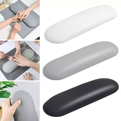 Nail Pillow Rest Nail Arm Rest Microfiber Leather Manicure Hand Rest • £11.92